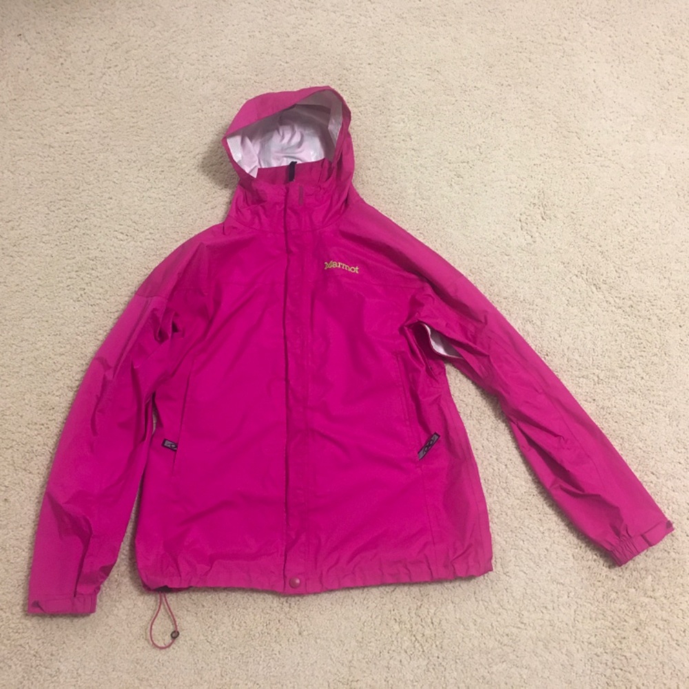 Marmot Fuchsia Color Rain Jacket - image 2